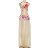 Sleeveless Patchwork Print Backless Maxi Dress GZJQ-K6D14196A