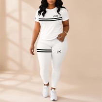 VIP1 Letter Print Print Casual Short Suit QXLB-XRB-ZO4CKY