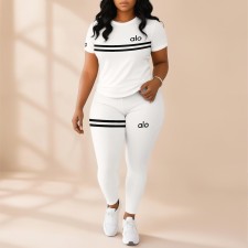 VIP1 Letter Print Print Casual Short Suit QXLB-XRB-ZO4CKY