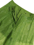 Mesh See Through Lantern Pants HNIF-GY342