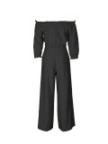 Solid Color Off Shoulder Two Piece Pants Set HNIF-SY046