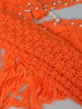 Halterneck Beaded  Knits Beach Maxi Dress ZSD-0359