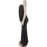 Solid Color Ruched Tube Top Dress BY-7797