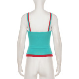 Layered Color Block Tank Top GPKJ-MR50080