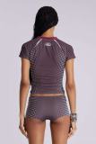 Sport Polka Dot Print Tankinis 2 Piece Swimsuit GNJF-2679