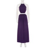 Elegant Sexy Backless Party Evening Maxi Dress GPKJ-MR50117