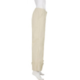 Solid Color Casual Pants GPKJ-MR47296