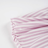 Stripe Tie Up Ruched Micro Flare Pants GPKJ-MR50705