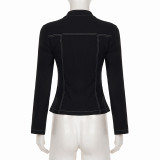 Zipper Long Sleeve Jackets GPKJ-MR50580