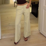 Solid Color Casual Pants GPKJ-MR47296