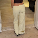 Solid Color Casual Pants GPKJ-MR47296