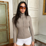 Long Sleeve Zipper Coats GPKJ-MR50748