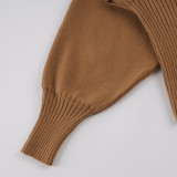 Off Shoulder Bat Sleeve Sweater GPKJ-MR50396