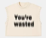 Rivet Printed Loose T Shirts GTGE-MH1040