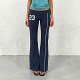 Stripe Patchwork Sport Casual Pants GPKJ-MR50390