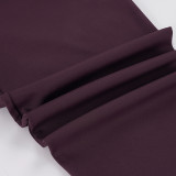 Sport Solid Color Yoga Two Piece Pants Set GPKJ-MR50161