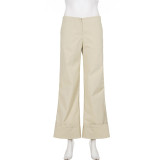 Solid Color Casual Pants GPKJ-MR47296