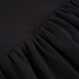 Solid Color High Waist Long Skirt GPKJ-MR51220