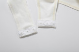 V Neck Bodysuit Two Piece Shorts Set DLSF-K6S14436A