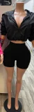 Pre Order: About 7 work days shipping Solid Color Sport Short Suit YUEM-202672