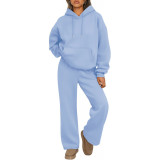 Casual Hooded Sweatshirt And Pants Suit JXZS-002