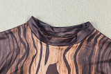 Long Sleeve Print Mini Dress GJYO-JD305679