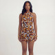 Colorful Print Sleeveless Mini Dress GJYO-JD305689