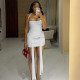Solid Color Sleeveless Mini Dress GJYO-JD305692