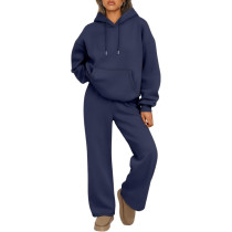 Casual Hooded Sweatshirt And Pants Suit JXZS-002