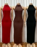 Sleeveless Backless Maxi Dress GADE-10559