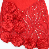 Hot Drill Sleeveless Mini Dress CYA-902080