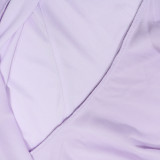 Solid Color Irregular Sling Maxi Dress CYA-902512