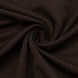 Long Sleeve Zipper Solid Color Mini Dress GSZM-C26DS314