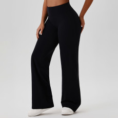Solid Color Casual Yoga Micro Flare Pants GXIY-K26L2597