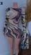 Pre Order: About 7 work days shipping Print Mesh Mini Dress(With Scarf) YUEM-202677