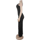 V Neck Hot Diamond Backless Evening Dress BY-7781