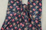 Deep V Neck Sleeveless Print Jumpsuit GJYO-JP006388