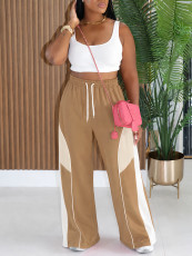Contrast Color Patchwork Sport Pants HNIF-GY343