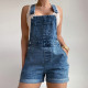 Denim Suspenders Romper GDAM-219001