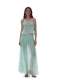 Chiffon Lace Splicing Tie Up Two Piece Skirts Set GKYS-3053-01