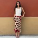 Irregular Polka Dot Print Long Skirt GYME-K6J11415A