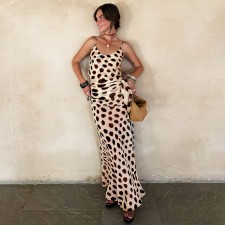 Polka Dot Print Sling Three Piece Skirts Set GYME-K6S10939A