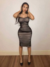 Sexy Backless Sling Midi Dress GHYX-TXY5430