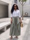 Solid Color Loose Wide Leg Pants GHYX-TXY5504