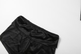 Long Sleeve T Shirt Two Piece Short Set GYME-K6S15081A
