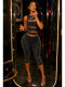 Hollow Out Sleeveless Seventh Jumpsuit CH-26083