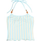 Halterneck Beading Stripe Tank Top GYME-K6B10711A