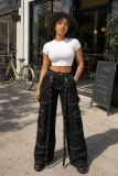 Loose Casual Straight Jeans CM-60811