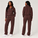 VIP1 Print Long Sleeve Sport Two Piece Pants Set QKYF-71658