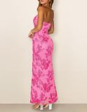 Embroidered  Off Shoulder Evening Dress YMYF-9579